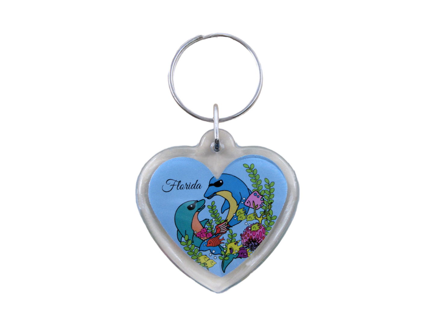 AK0203 FLORIDA DOLPHIN KEYCHAIN