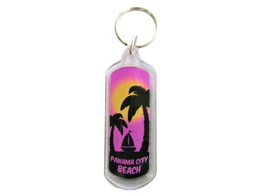 AK1025 PANAMA CITY BEACH PINK SAILBOAT