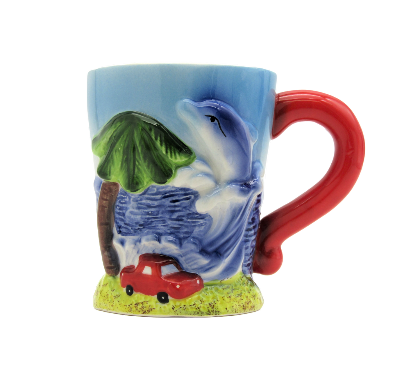 BM3501 PAD BEACH MUG RED DOLPHIN