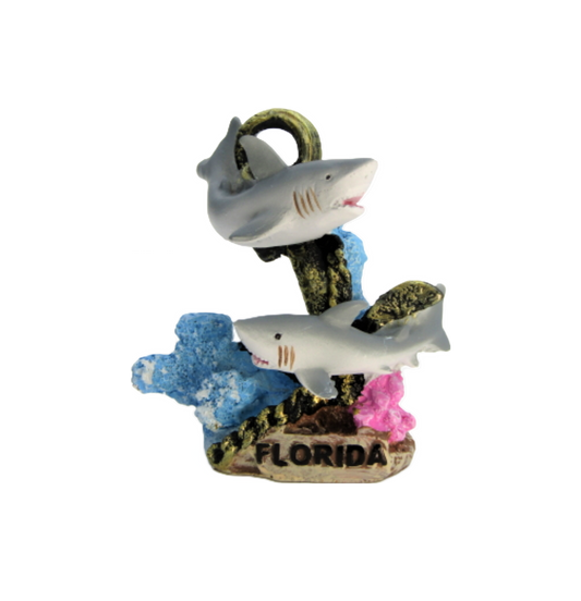 FIG5023 FLORIDA SHARK ANCHOR FIGURINE