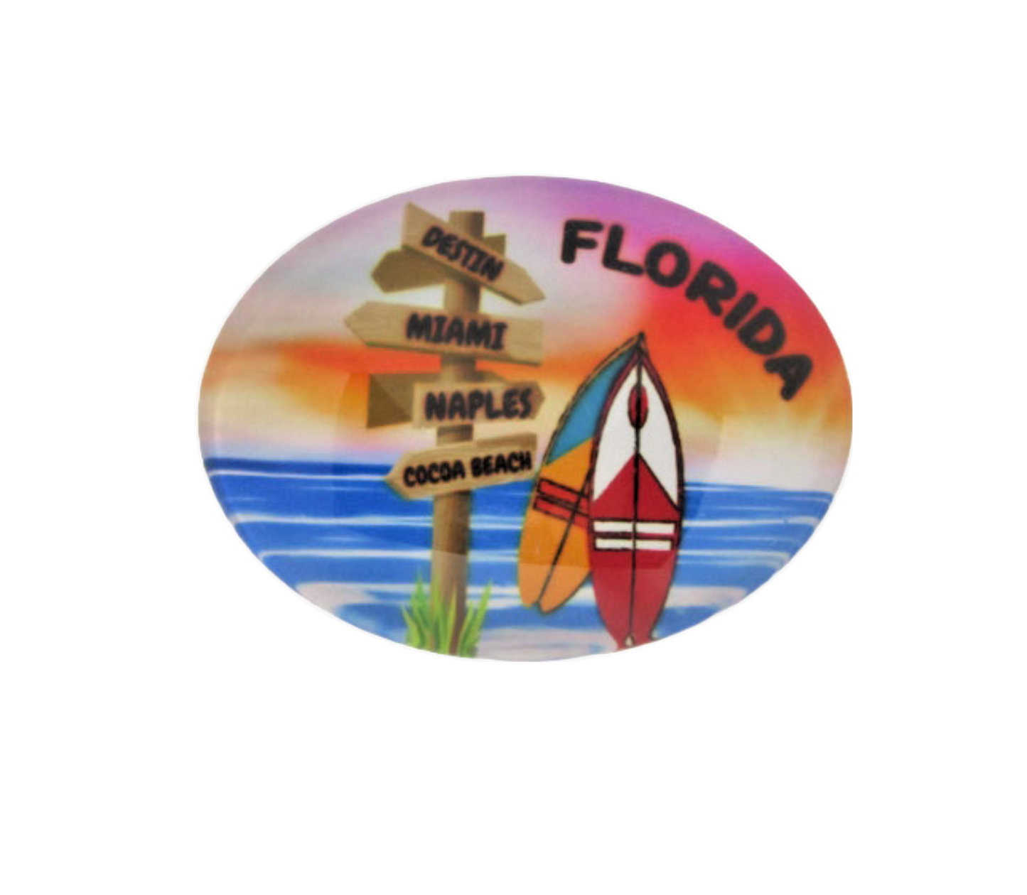 GM0104 FLORIDA OVAL  SURFBOARD