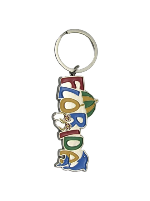 MK1119 FLORIDA METAL KEYCHAIN