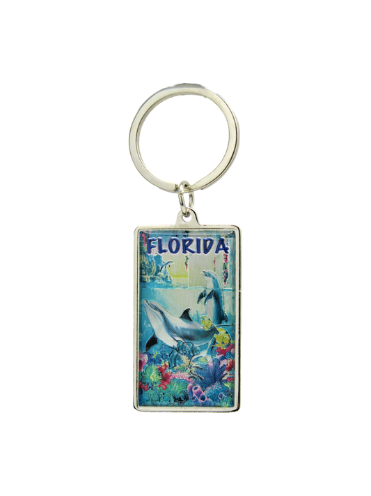 MK1126 FLORIDA METAL DOLPHINS