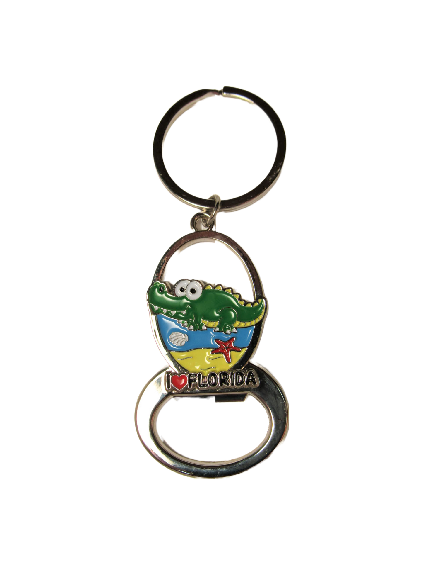 MK1138 FLORIDA ALLIGATOR I LOVE BOTTLE OPENER