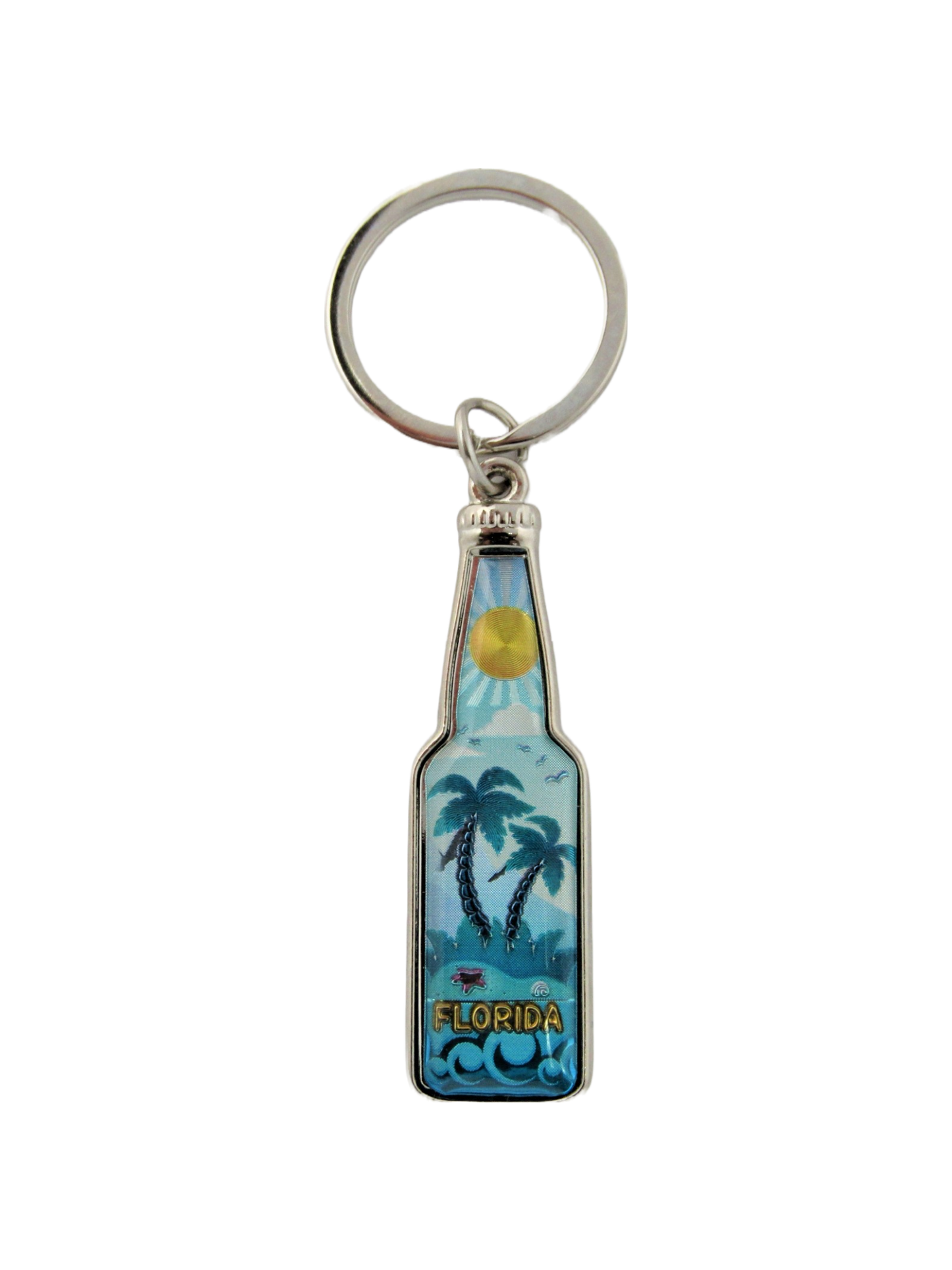 MK1139 FLORIDA BOTTLE SHAPE BLUE PALMS