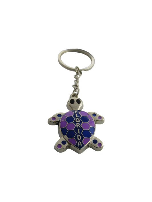 MK1142 FLA METAL PURPLE TURTLE SHAPE