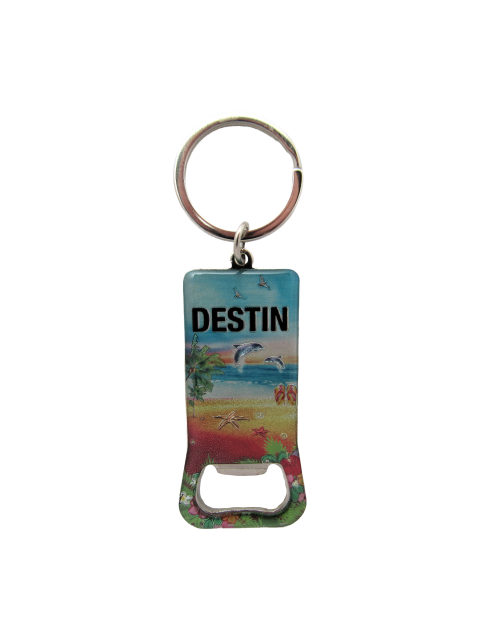 MK1319 DESTIN DOLPHINS SUNSET BOTTLE OPENER
