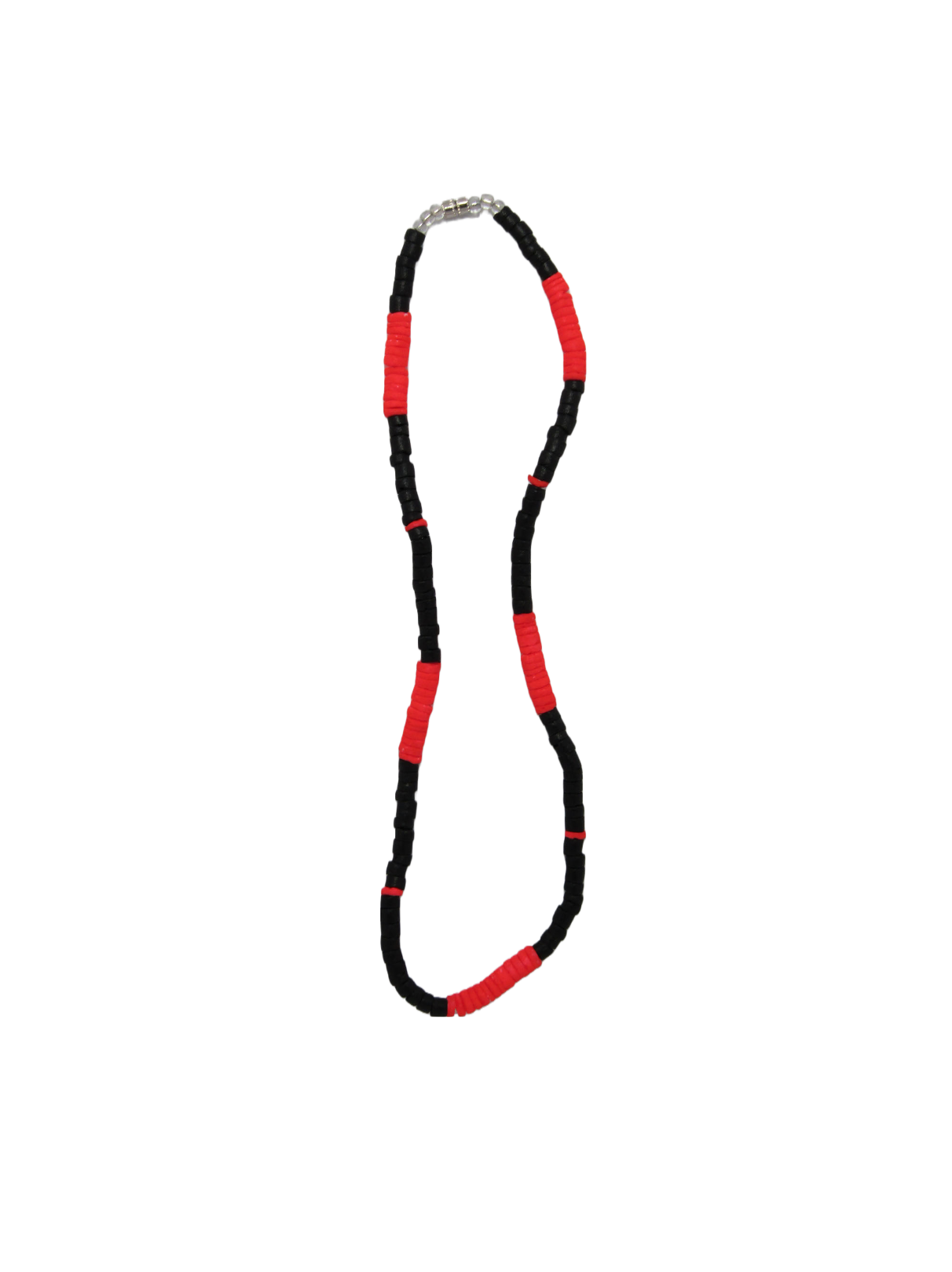 NK0006 NECKLACE BLACK/RED