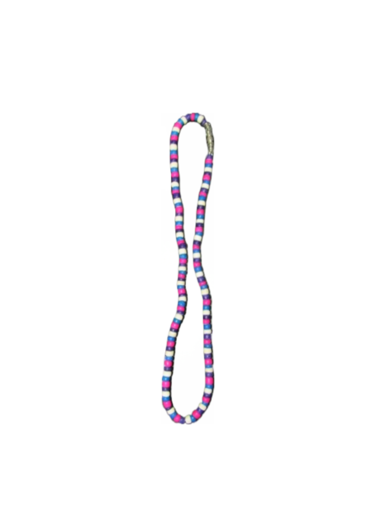NK0012 NECKLACE PURPLE/TEAL/PINK