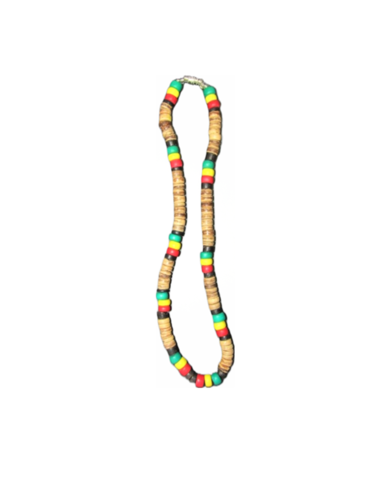 NK0015 NECKLACE GREEN/YELLOW/RED