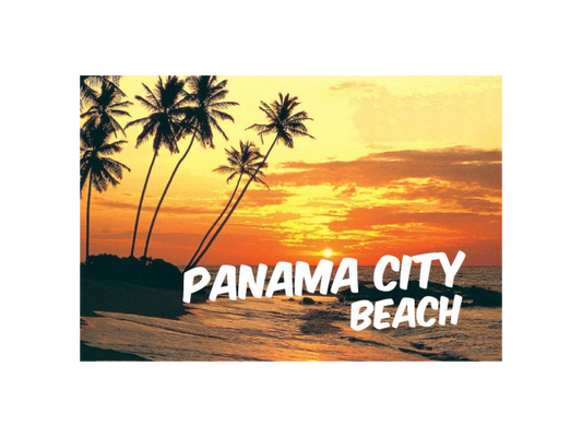 PM0520 PANAMA CITY BEACH SUNSET PALMS