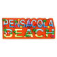 RM0160 PENSACOLA BEACH LETTERS RED