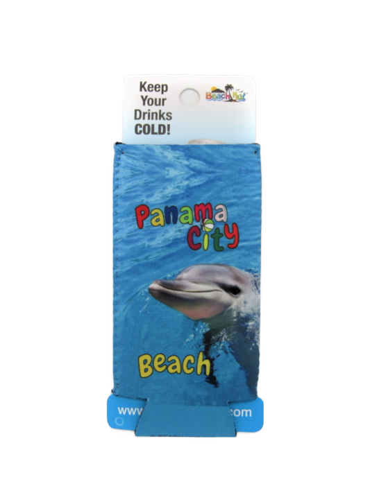 SC0030 SLIM CAN KOOLIE PANAMA CITY BEACH DOLPHIN