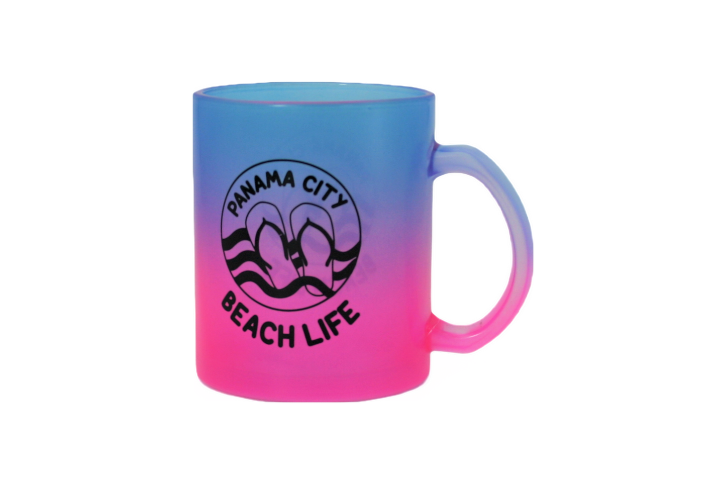 SM0035 PANAMA CITY BEACH SANDALS GLASS MUG