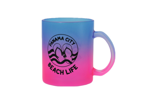 SM0035 PANAMA CITY BEACH SANDALS GLASS MUG
