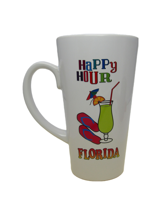 SM1003 PAD - FLOIRDA HAPPY HOUR - TALL LATTE MUG