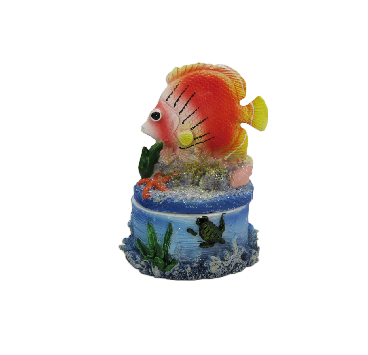 TB5501 PAD RED FISH TRINKET BOX