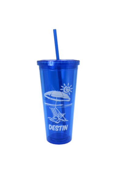 TU5301 DESTIN BLUE CHAIR TUMBLER