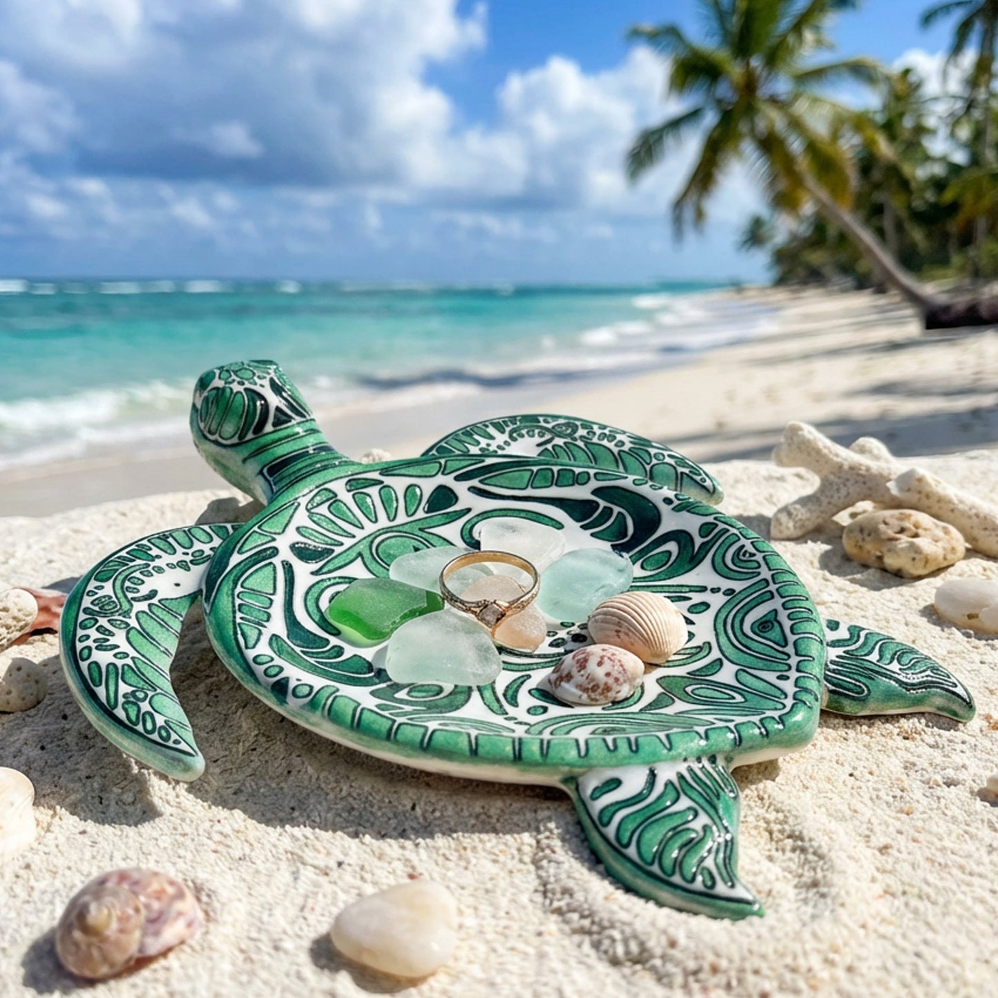 SI1000 TURTLE JEWELRY DISH