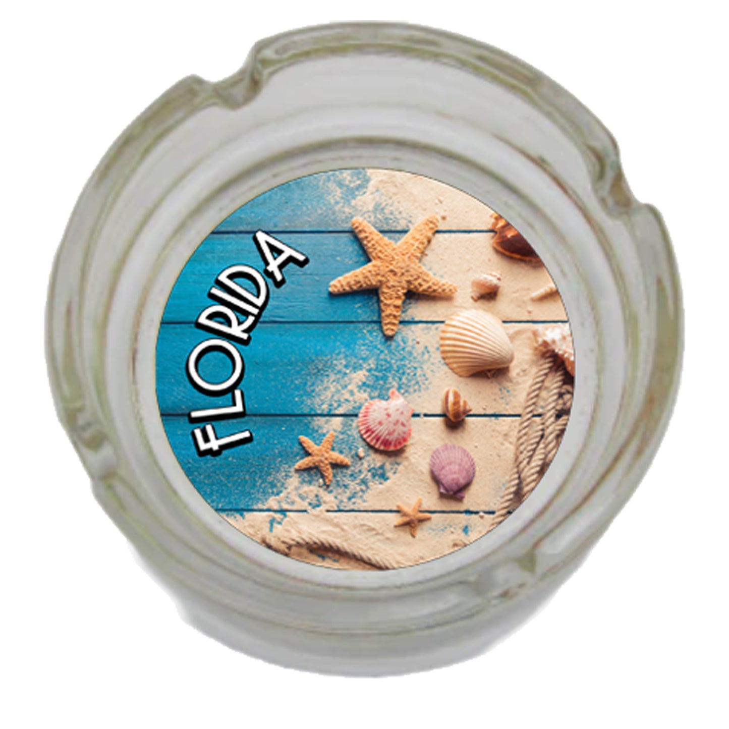 AS0005 4" FLORIDA SANDY DECK ASHTRAY