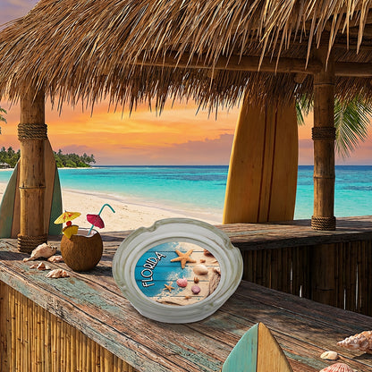 AS0005 4" FLORIDA SANDY DECK ASHTRAY