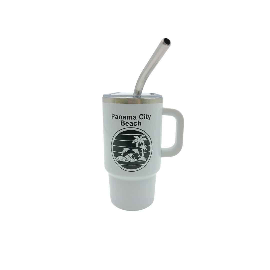 SG3002 PANAMA CITY BEACH MINI METAL MUG SHOT GLASS