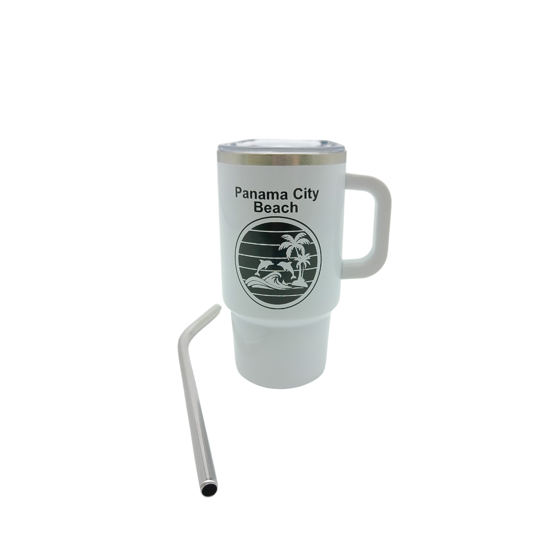 SG3002 PANAMA CITY BEACH MINI METAL MUG SHOT GLASS