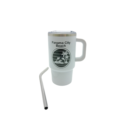 SG3002 PANAMA CITY BEACH MINI METAL MUG SHOT GLASS