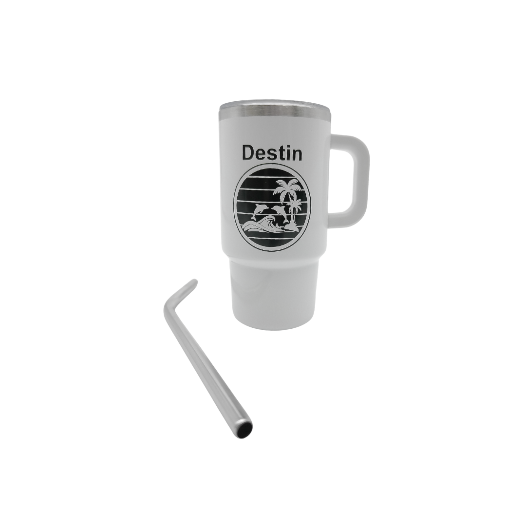 SG3001 DESTIN MINI METAL MUG SHOT GLASS