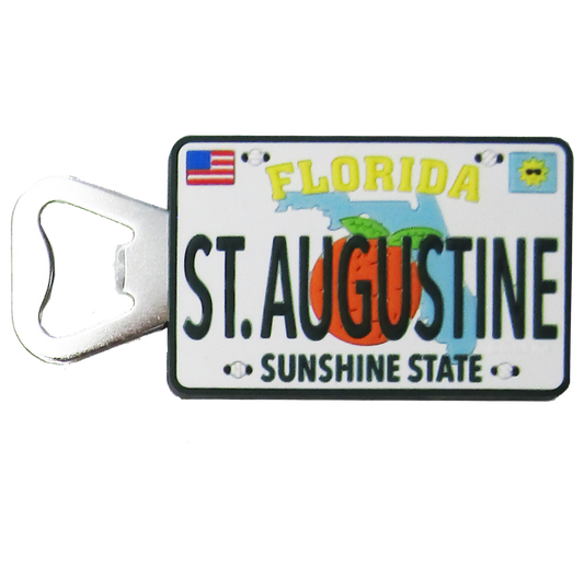 BM0001A ST. AUGUSTINE LICENSE PLATE