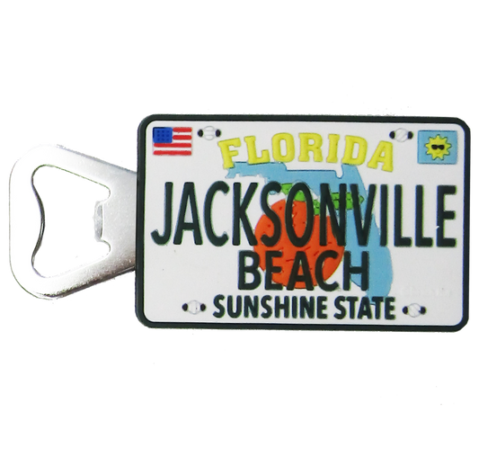 BM0001C JACKSONVILLE BEACH LICENSE PLATE