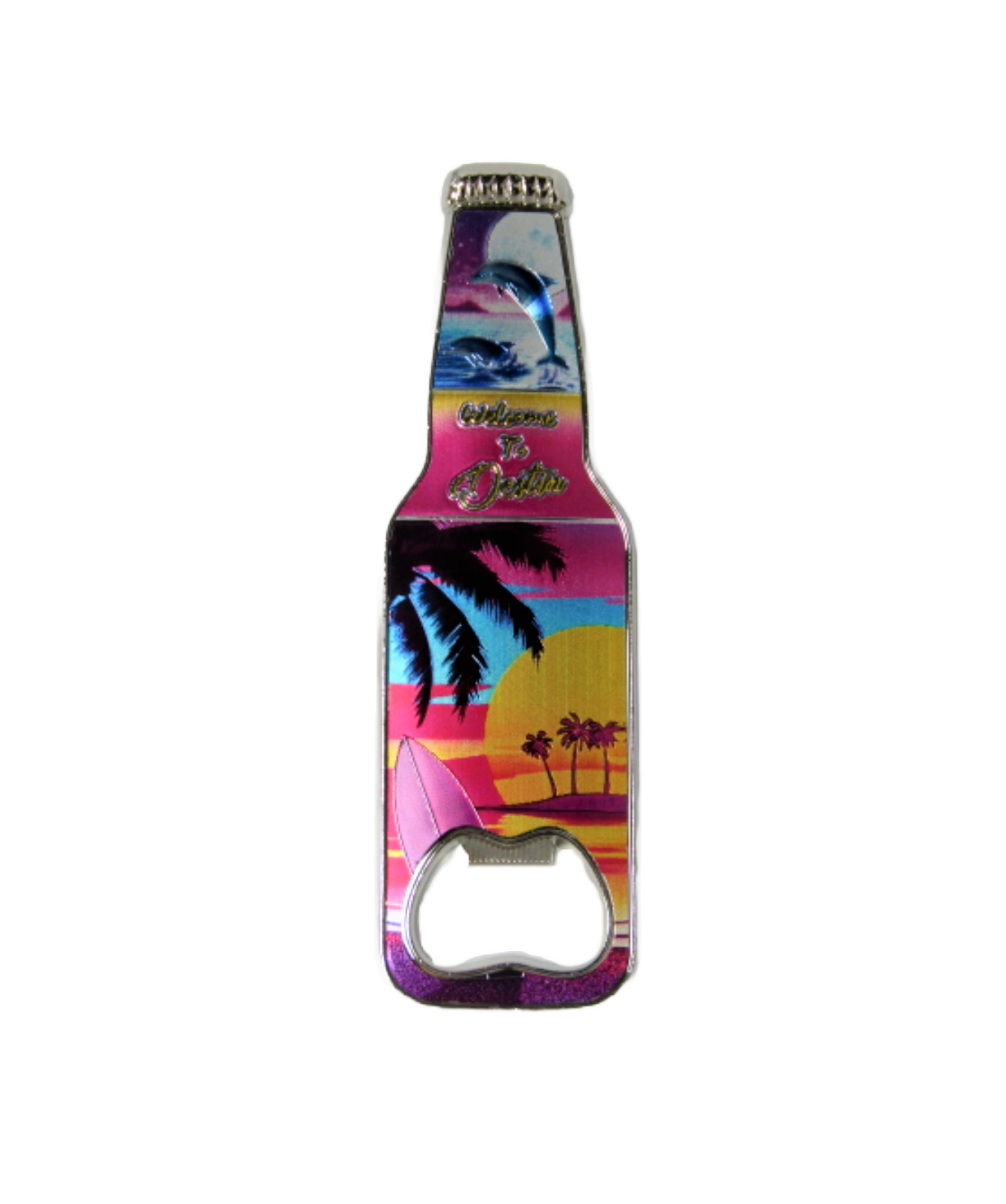 BM1305 DESTIN PALM SUNSET BOTTLE OPENER