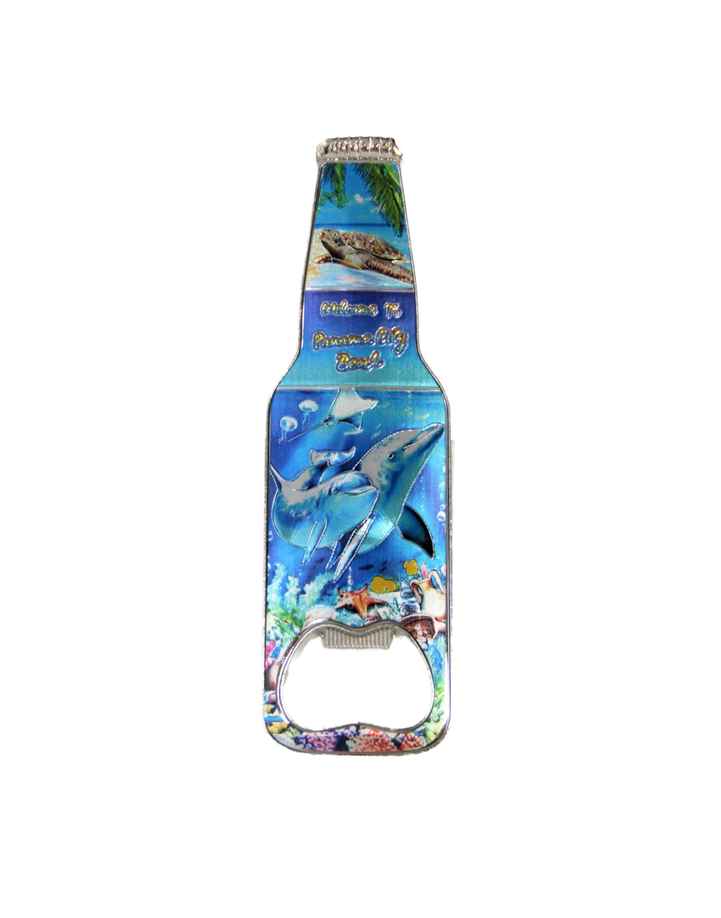 BM1406 PANAMA CITY BEACH DOLPHIN BOTTLE OPENER