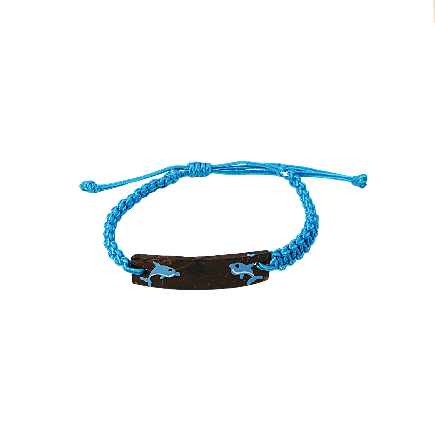 BR0102 BRACELET PAD BLUE MACRAME