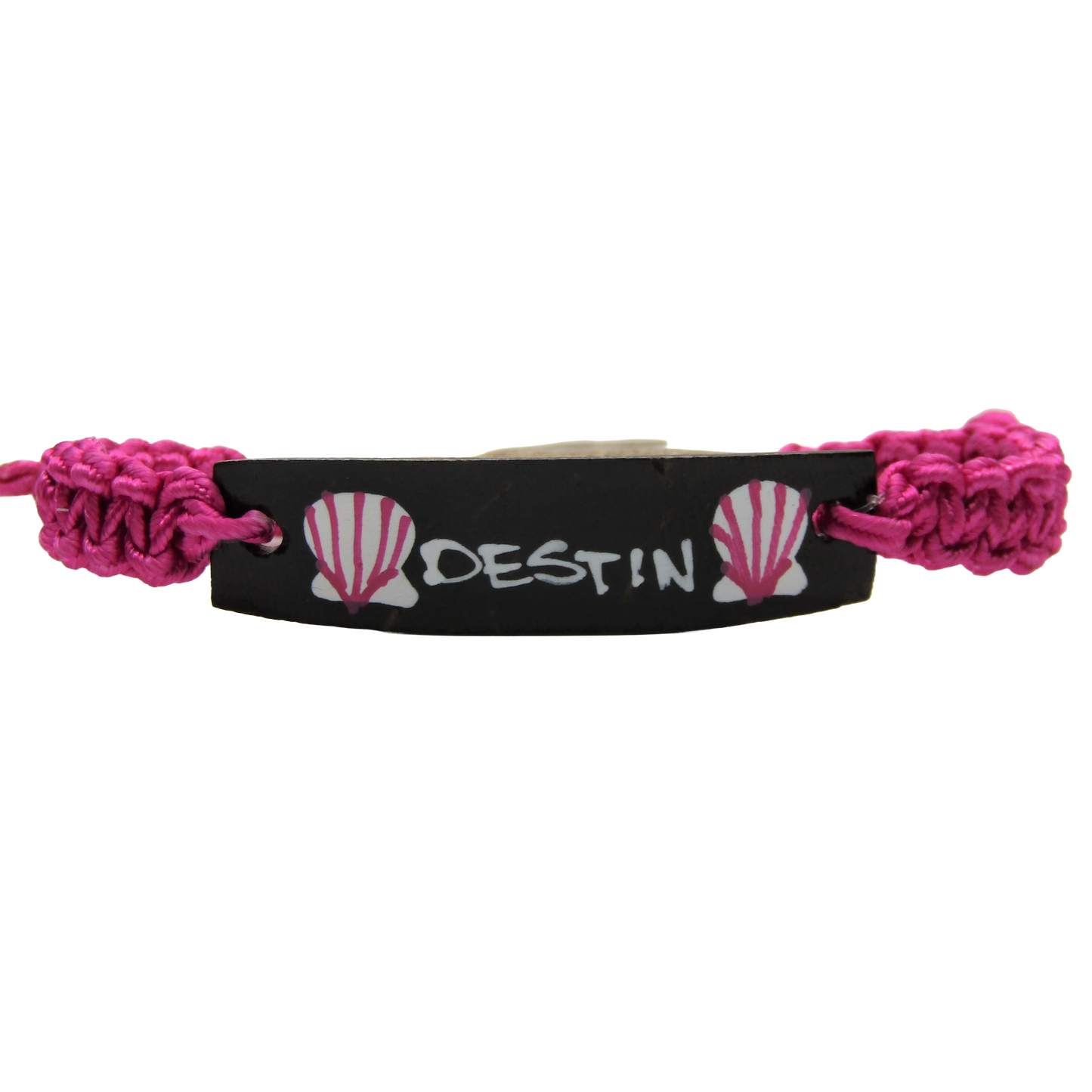 BR0201 BRACELET DESTIN PINK MACRAME