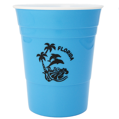 DC0002 PARTY CUP BLUE DOLPHINS
