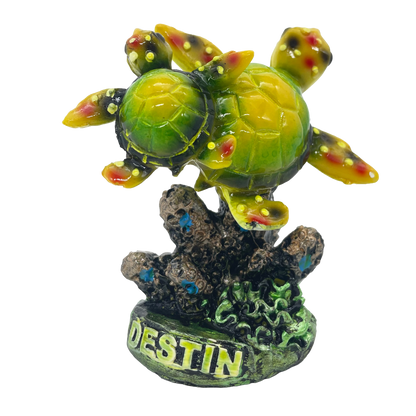 FIG3501A DESTIN TURTLE FIGURINE 3.5"