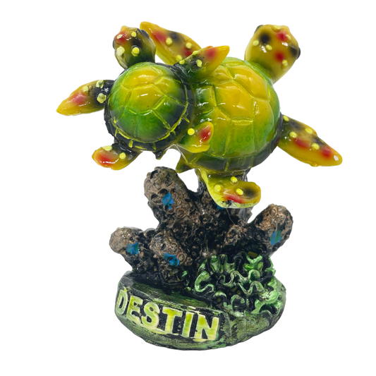 FIG3501A DESTIN TURTLE FIGURINE 3.5"