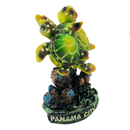 FIG3501B PANAMA CITY BEACH TURTLE FIGURINE 3.5"