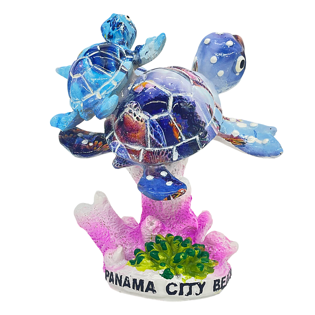 FIG5001B PANAMA CITY BEACH TURTLE BLUE