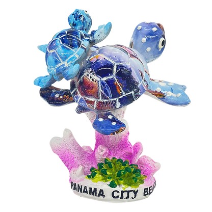 FIG5001B PANAMA CITY BEACH TURTLE BLUE