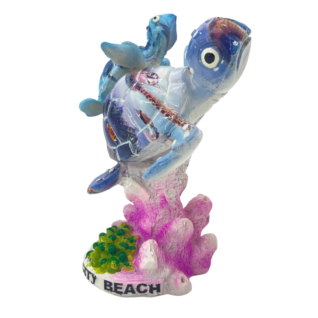 FIG5001B PANAMA CITY BEACH TURTLE BLUE