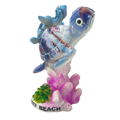 FIG5001B PANAMA CITY BEACH TURTLE BLUE
