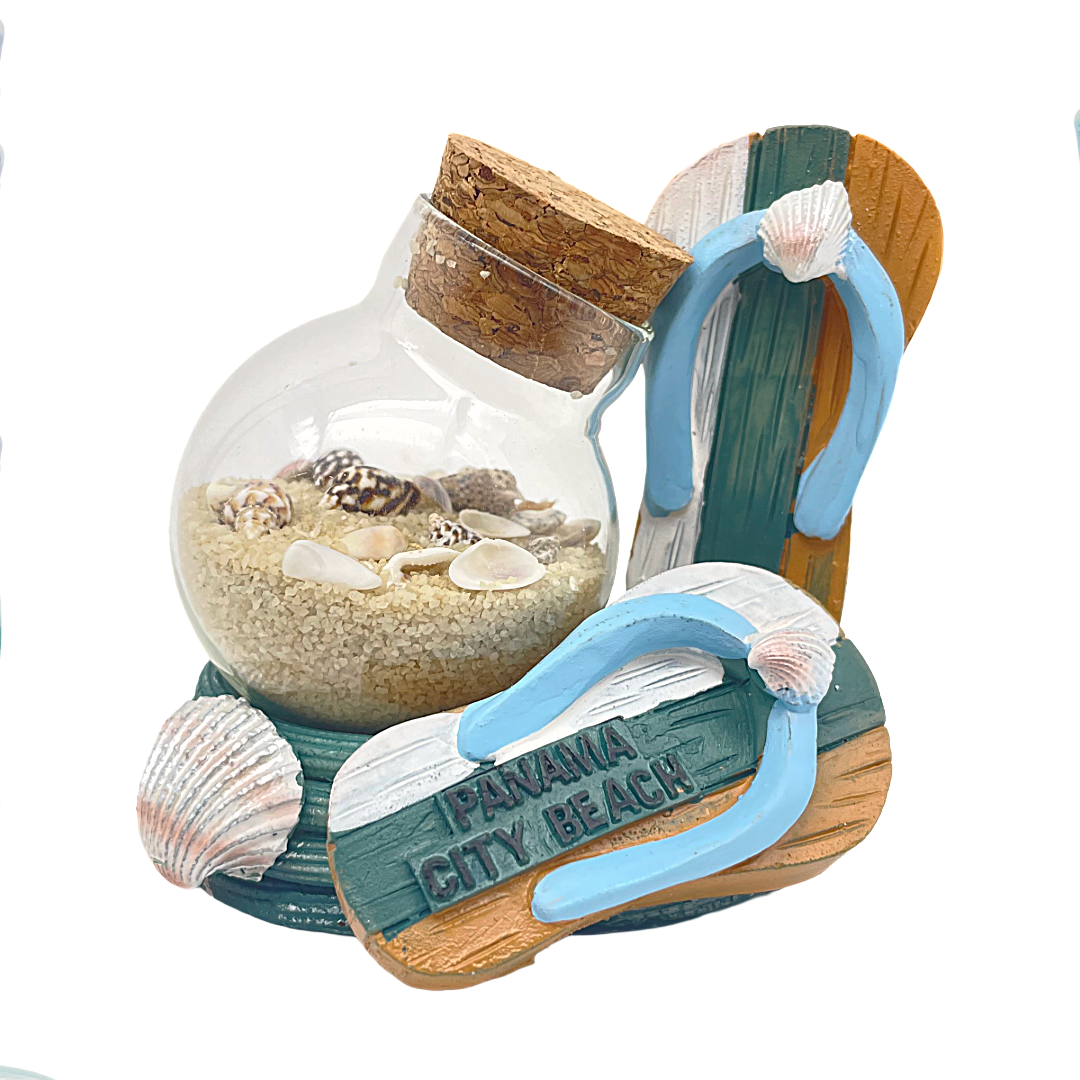 FIG5006 PANAMA CITY BEACH SAND FIGURINE
