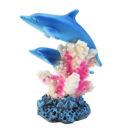FIG5014 PAD DOLPHINS CORAL REEF