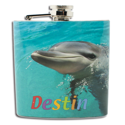 HF3505 HIP FLASK  DESTIN DOLPHIN
