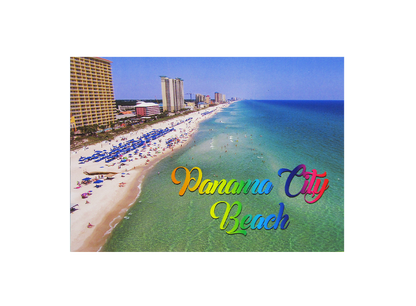 LP0925 PANAMA CITY BEACH BEACHLINE WITH HOTELS
