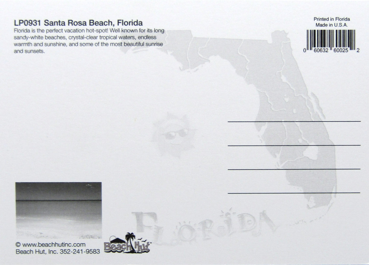 LP0931 SANTA ROSA BEACH SIGN