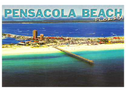 LP0975 PENSACOLA BEACH ARIEL BEACH PIER