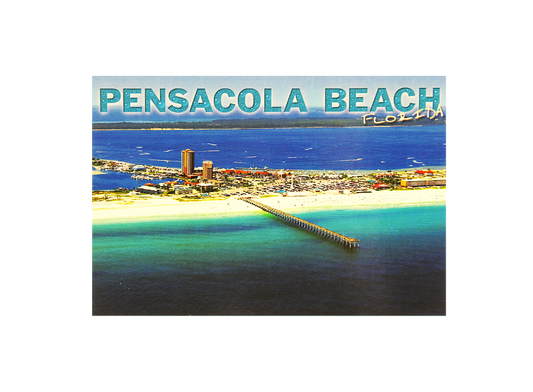 LP0975 PENSACOLA BEACH ARIEL BEACH PIER
